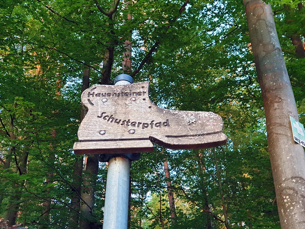 Hauensteiner Schusterpfad im Pfälzerwald in der Südwestpfalz