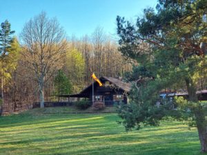 Das Hermann-Krieg-Haus bei Annweiler am Trifels im Pfälzerwald