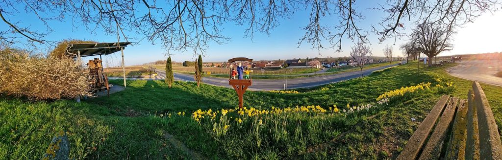 Panorama Landau-Wollmesheim in der Pfalz