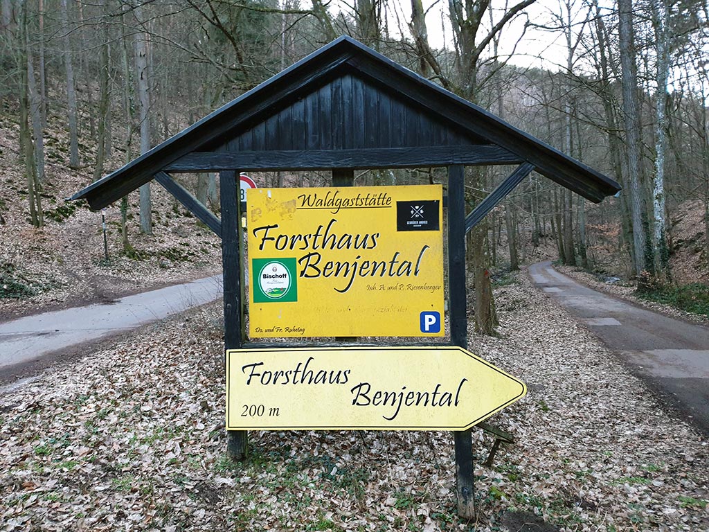 Waldgaststätte Forsthaus Benjental bei Neustadt-Gimmeldingen im Pfälzerwald