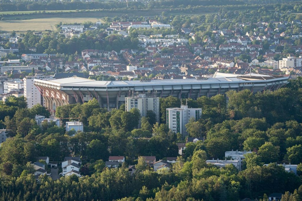 Fritz-Walter-Stadion - Betzenberg in Kaiserslautern in der Pfalz