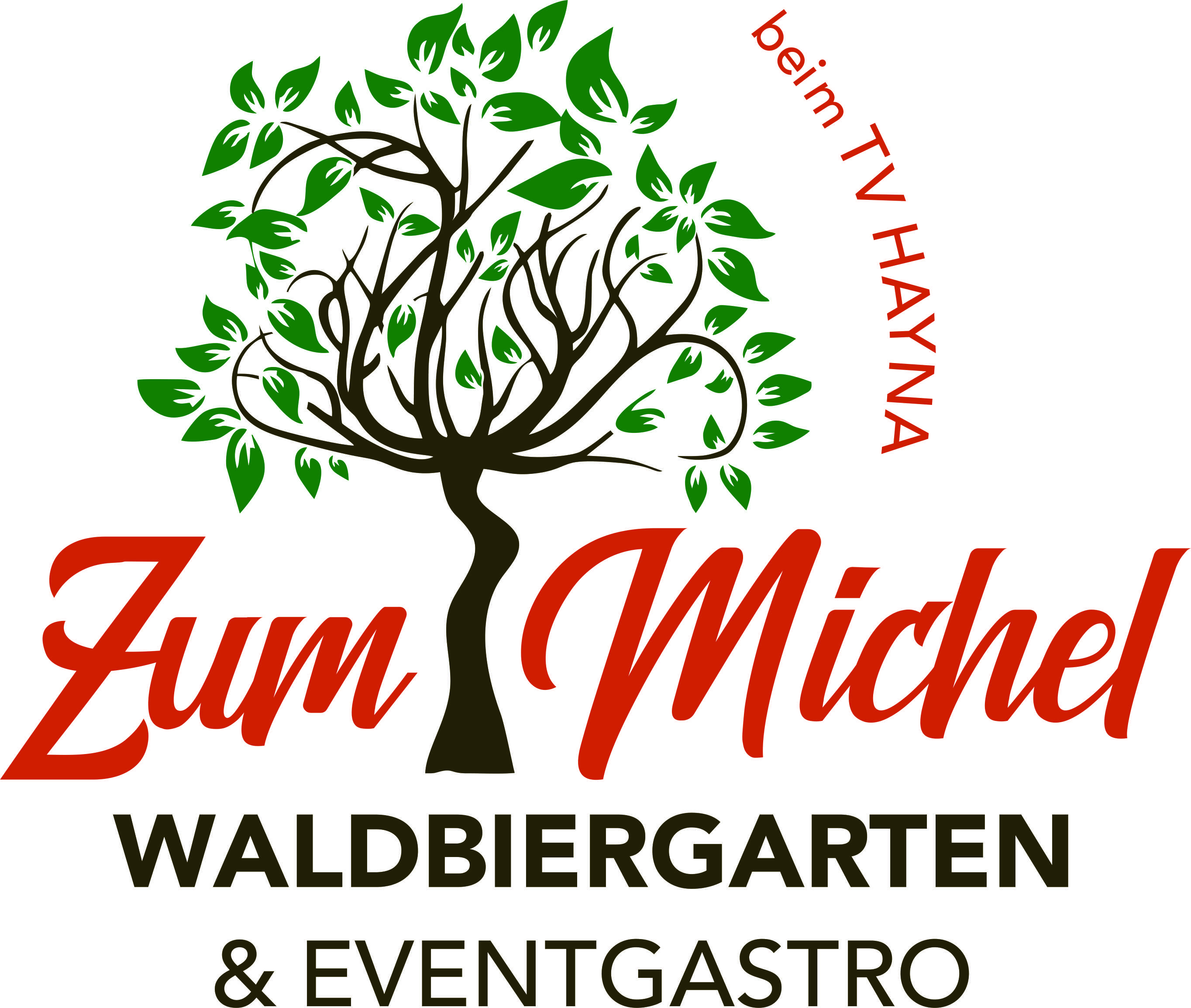 Zum Michel-Waldbiergarten in Herxheim-Hayna in der Südpfalz
