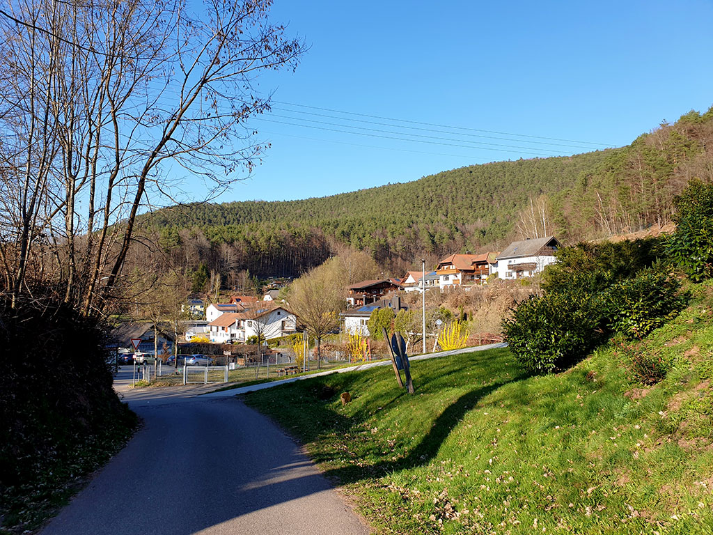 Darstein im Dahner Felsenland, Pfälzerwald, Wasgau in der Südwestpfalz