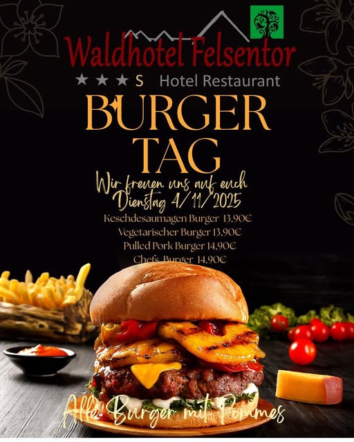 Waldhotel Felsentor Burgertag
